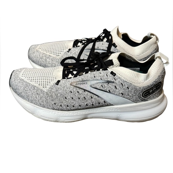 Brooks Ghost 20 Glycerin Men's Knit Running Shoes Gray Size 12D Sneakers